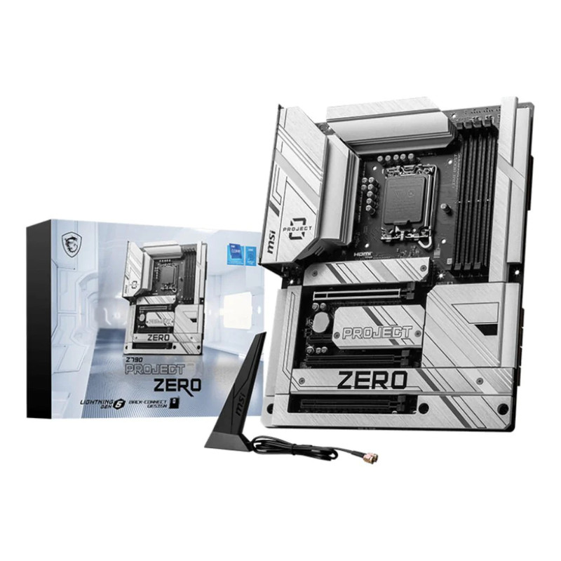 MSI Z790 Project Zero Wi-Fi DDR5 LGA 1700 ATX Gaming Motherboard - لوحة أم